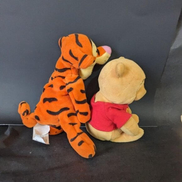 Vintage Winnie The Pooh & Tigger Plush Set Stuffed Animals By Disney Co - Picture 2 of 7